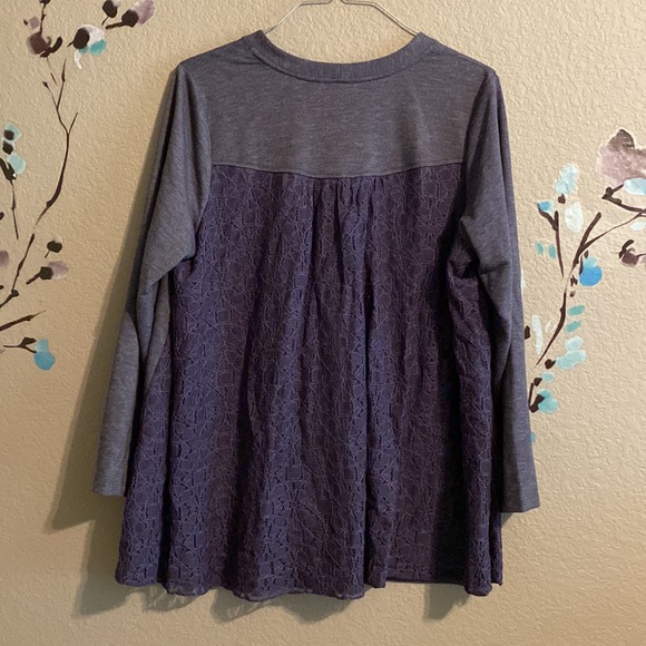 LOGO lounge zip front cardigan 1X - Picture 3 of 7